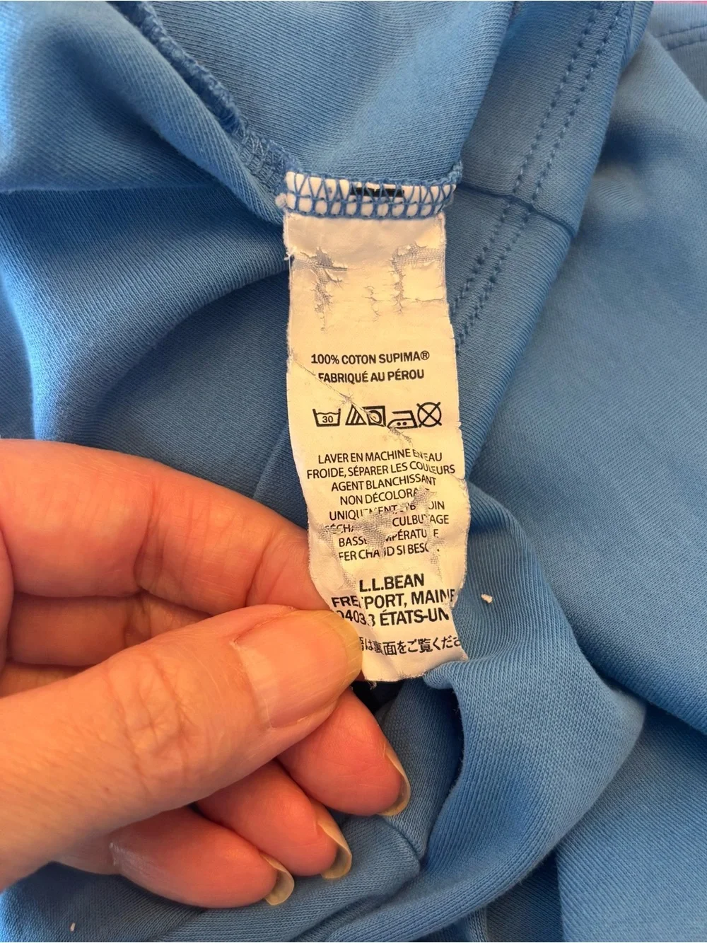 L.L. Bean Women's 100% Supima Cotton Scoop Neck Short Sleeve Tee 3X Lot of 2